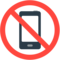 No Mobile Phones emoji on Mozilla